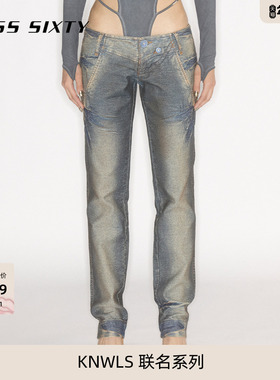 MISS SIXTY × KNWLS 联名系列2026春季新款牛仔裤女复古做旧扎染
