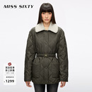 【保暖90鸭绒】Miss Sixty25新款羽绒服外套女可拆毛领高级巴恩风