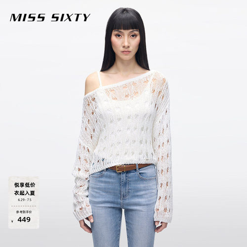 MissSixty露肩针织衫