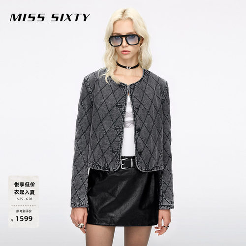 MissSixty牛仔夹棉外套