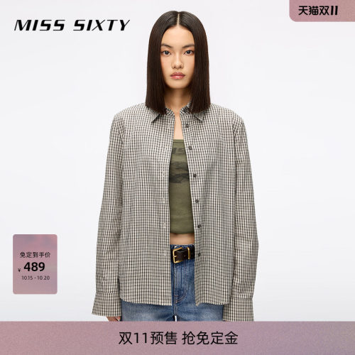 MissSixty格子长袖衬衫