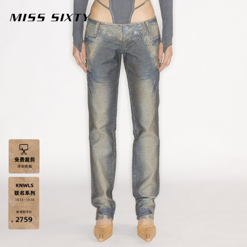 MISSSIXTY×KNWLS扎染牛仔裤