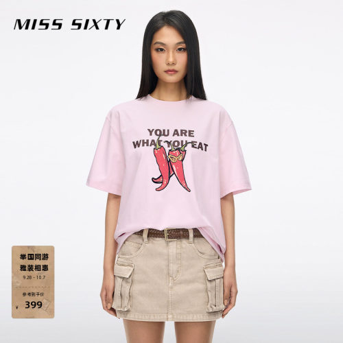 MissSixty圆领印花T恤