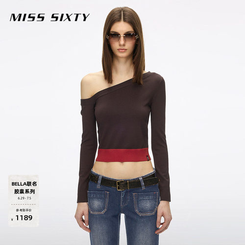 MissSixty斜肩针织衫