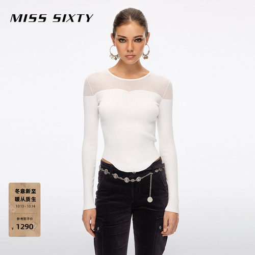 MissSixty拼接针织衫