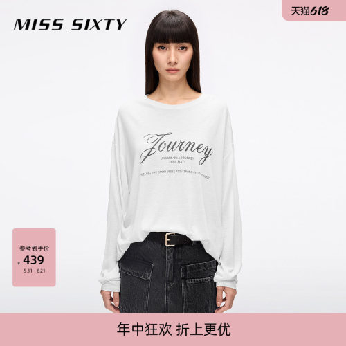 MissSixty圆领印花T恤