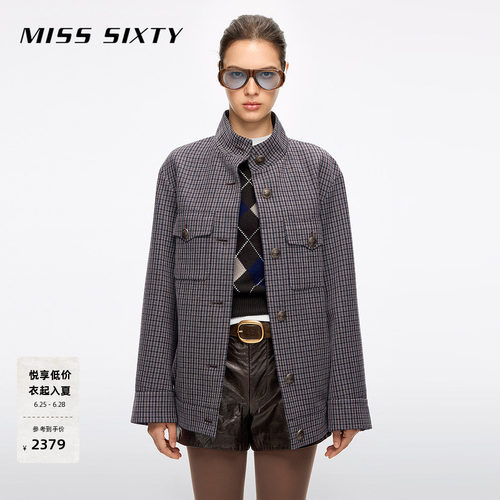 MissSixty羊毛精纺呢外套