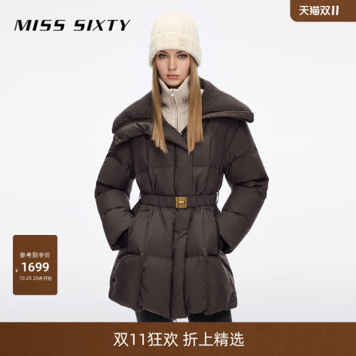 MissSixty配腰带羽绒服