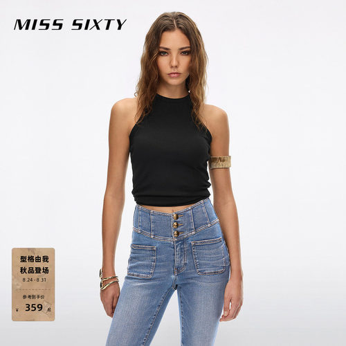 MissSixty唇印徽标背心