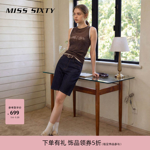 MissSixty阔腿牛仔短裤