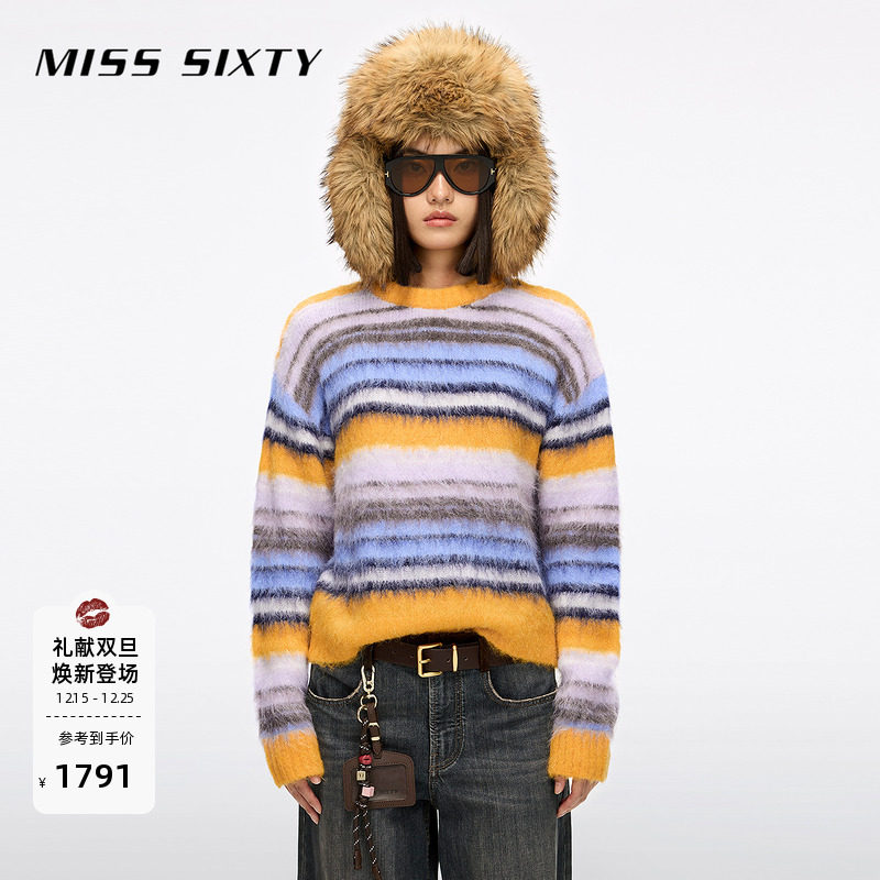 MissSixty羊驼混纺针织衫
