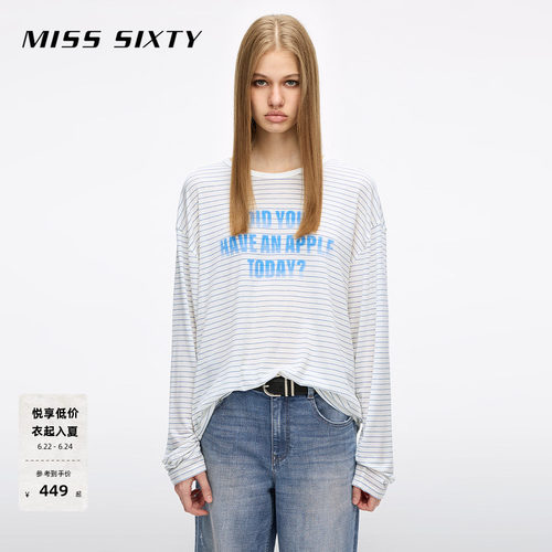 MissSixty印花长袖T恤