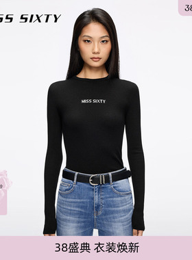 Miss Sixty2026春季针织衫羊毛桑蚕丝混纺打底氛围感上衣