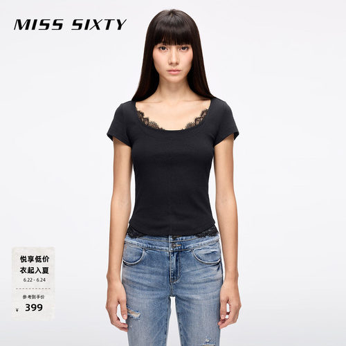 MissSixtyU领短袖T恤