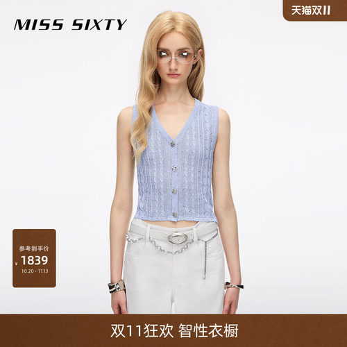 MissSixty纽扣针织马甲