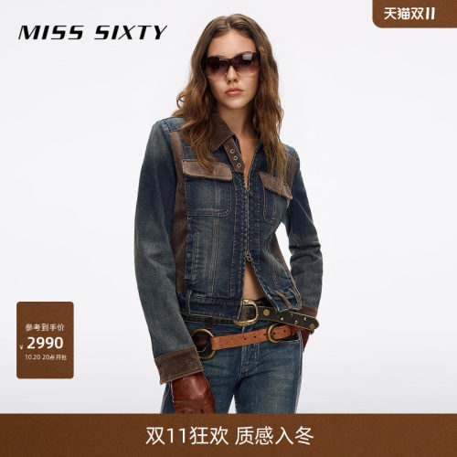 MissSixty拼接牛仔外套