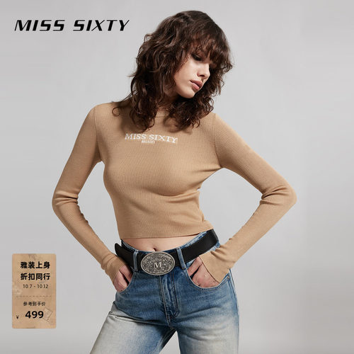 MissSixty圆领提花针织衫