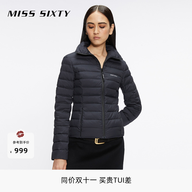 MissSixty立领拉链印花羽绒服