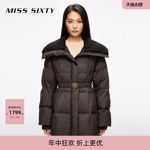 MissSixty配腰带羽绒服