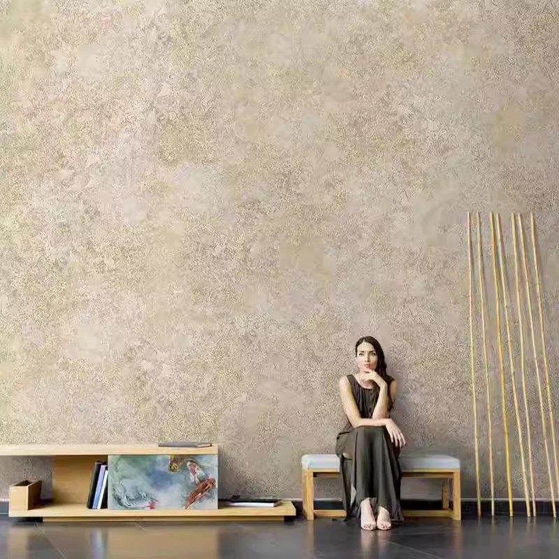 北欧大理石纹理墙布高档定制壁画电视背景墙壁纸装饰轻奢画