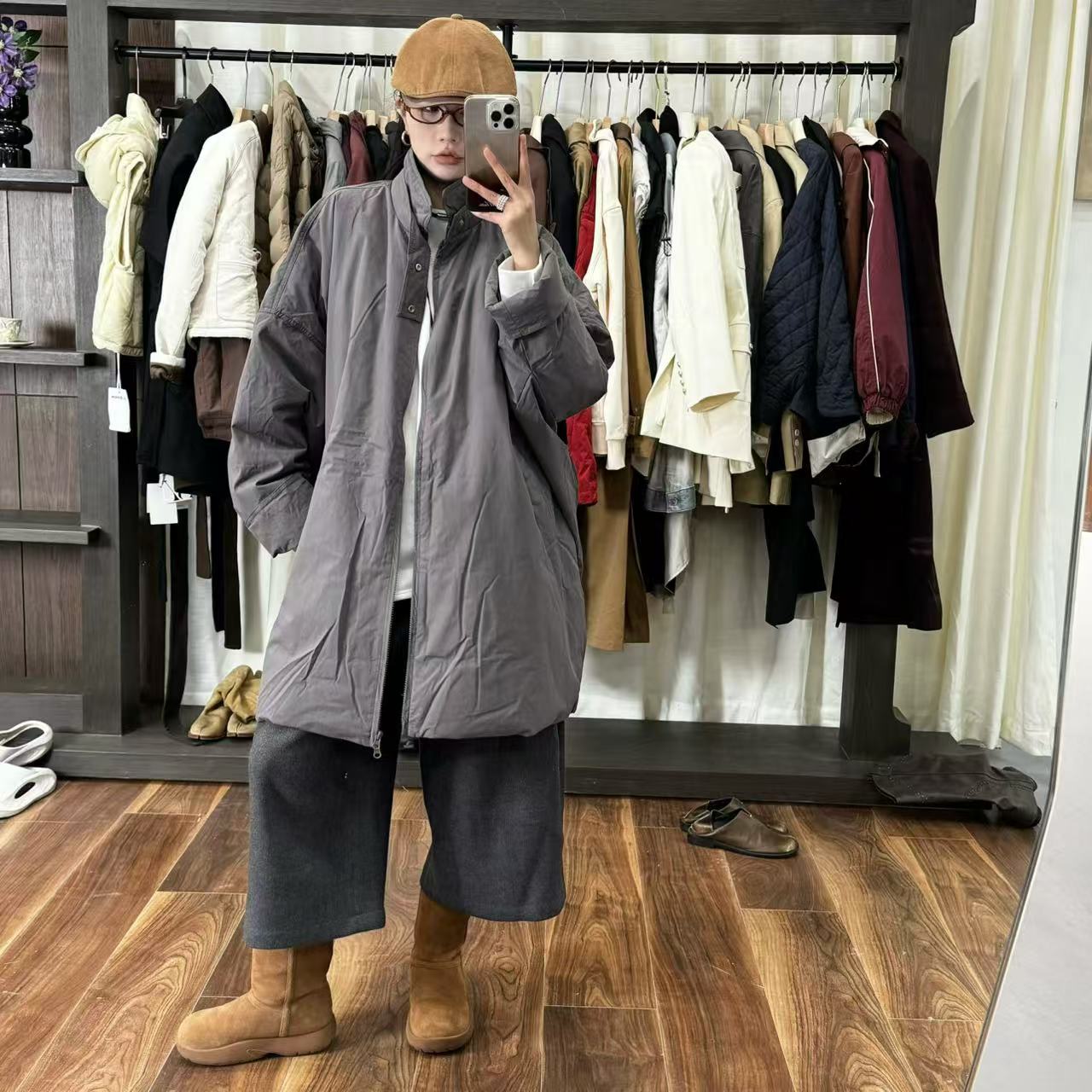 SYReperes D【简约】2024初冬日系蝙蝠袖羽绒服SY-1118-8660