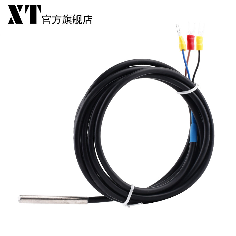 XT温控仪表热电偶PT100 温度控制器传感器 感温防水探头测温线