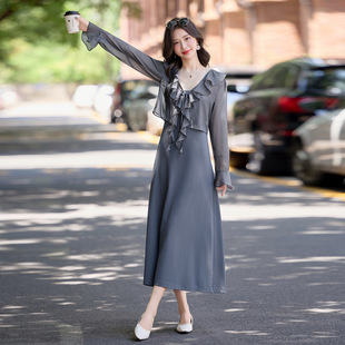 衬衫 设计感荷叶边长袖 吊带裙两件套 长袖 今年流行特惠2025夏新款