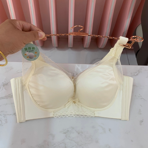 新款B杯中薄无钢圈聚拢调整型内衣女收副乳外扩托胸防下垂文胸罩