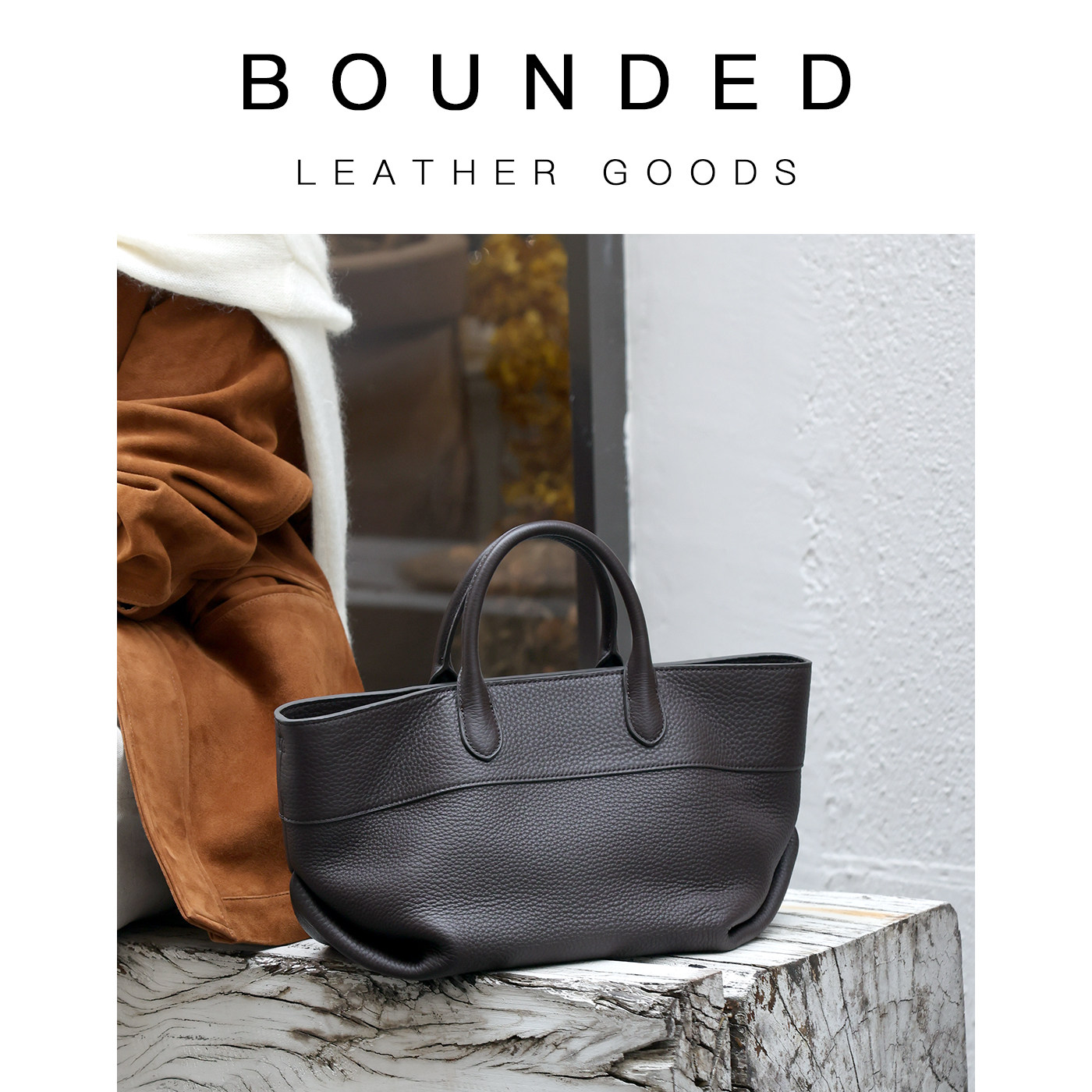 真皮手提百搭通勤大容量托特包包