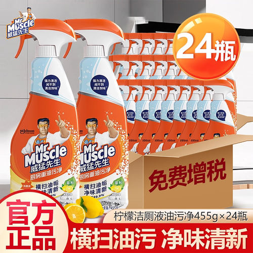 24瓶威猛先生厨房抽油烟机去污强力厨房清洁重油污净去渍整箱