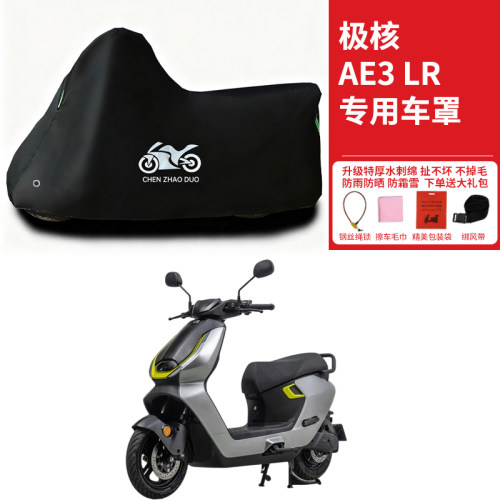适用极核AE3 LR踏板摩托车车衣防晒防雨水防尘加厚遮阳电瓶车车罩