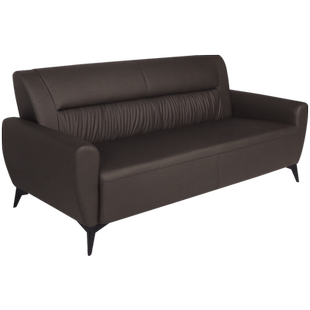 迪欧办公家具 办公沙发商务接待会客沙发 简约现代沙发 咖啡/黑色