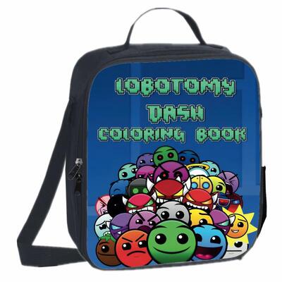几何冲刺Geometry Dash 学生午餐袋 DIY定制户外野餐包冰袋