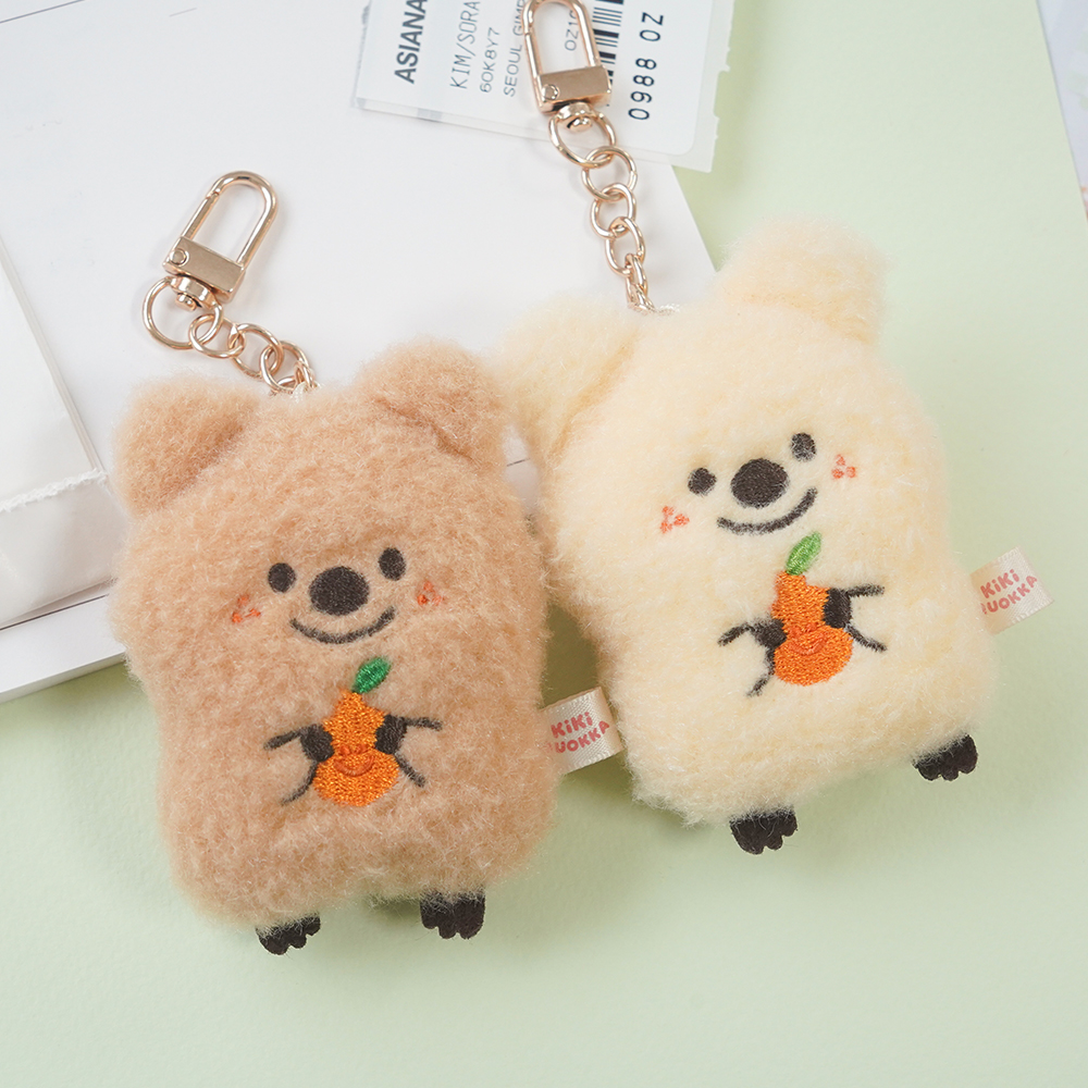 KIKIQUOKKA金袋鼠小袋鼠大吉大利橘子柑橘挂件毛绒玩偶情侣礼物