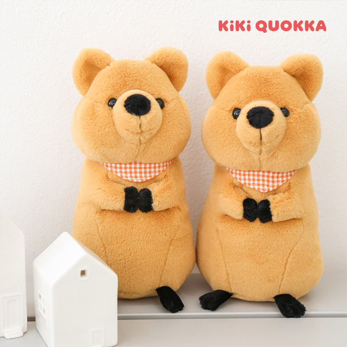 MOCHITOWN 袋鼠KIKIQUOKKA柿子椒熊玩偶长款手拿包可爱毛绒女生