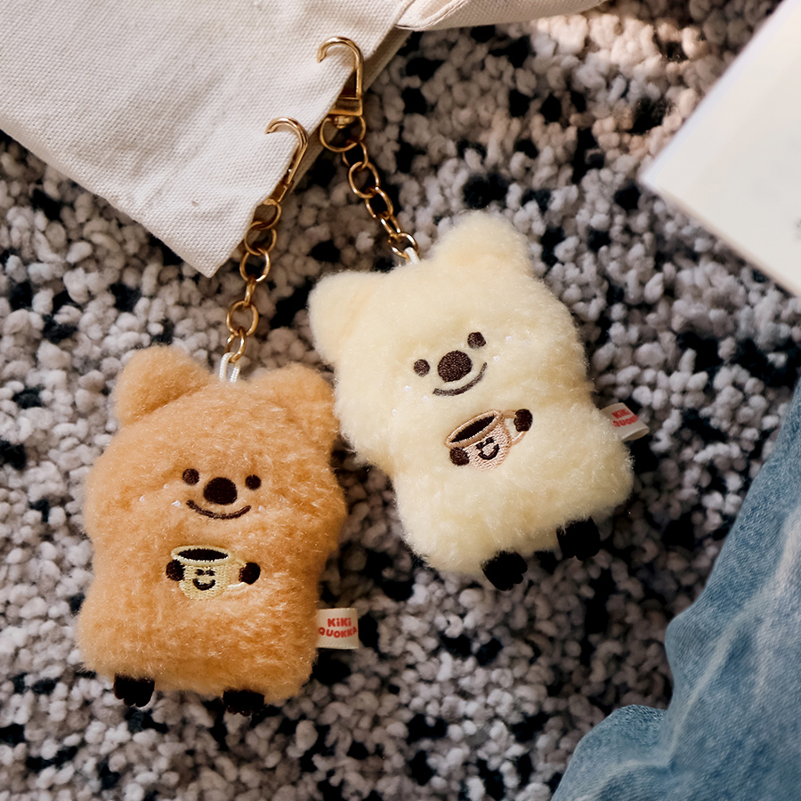 KIKIQUOKKA金袋鼠挂件毛绒玩偶可爱礼物情侣公仔生日智媛欧尼同款