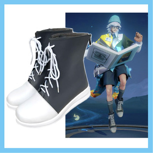 王者荣耀 张良缤纷绘卷cos鞋定制动漫游戏人物cosplay鞋子