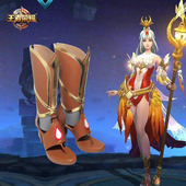 来图定做 王者荣耀 送二趾袜 cos鞋 cosplay鞋 凤凰于飞 王昭君