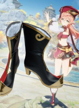 原神烟绯cos鞋定制动漫游戏二次元人物cosplay鞋子