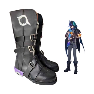 cosplay鞋靴子原神欧洛伦cos鞋定做二次元漫展大码表演鞋定做