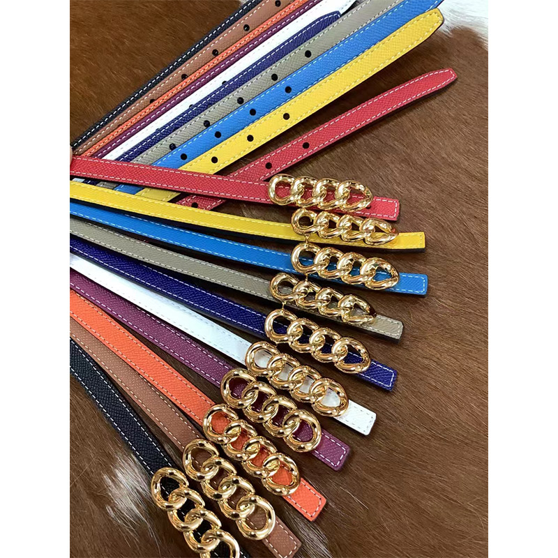 女士牛皮皮带WL06#1.5宽手掌纹-5双面使用板扣青年牛皮腰带