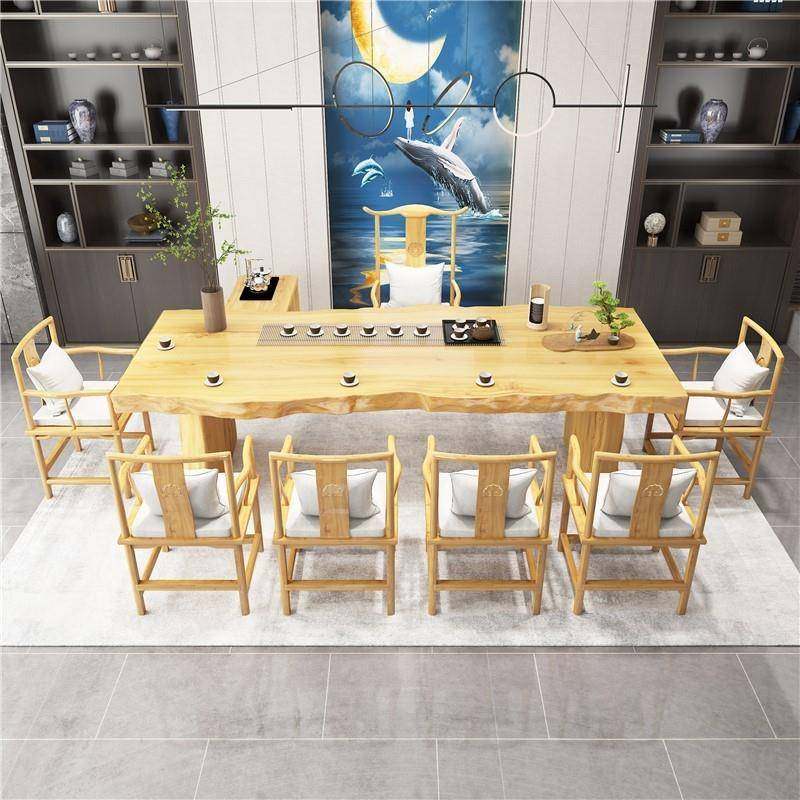 现代简约茶桌椅组合家用功夫泡茶台办公茶几实木禅意茶艺桌,商业/办公家具,茶台/茶桌,淘宝优惠券,粉丝福利购,淘宝优惠卷