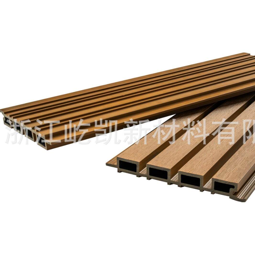 外贸直供室外塑木地板长城板长廊庭院户外共挤围栏塑木围栏长城板