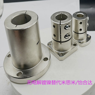 钢开口法兰型导向轴支座加长型替代GBL02/GBL12/GBL22光轴固定座