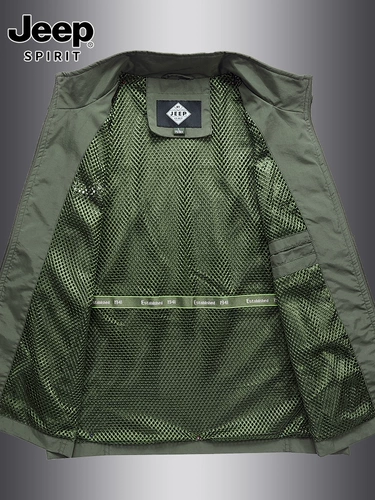 Jeep, мужской джип, демисезонный утепленный жилет, дорожная куртка для отдыха для рыбалки без рукавов, оверсайз