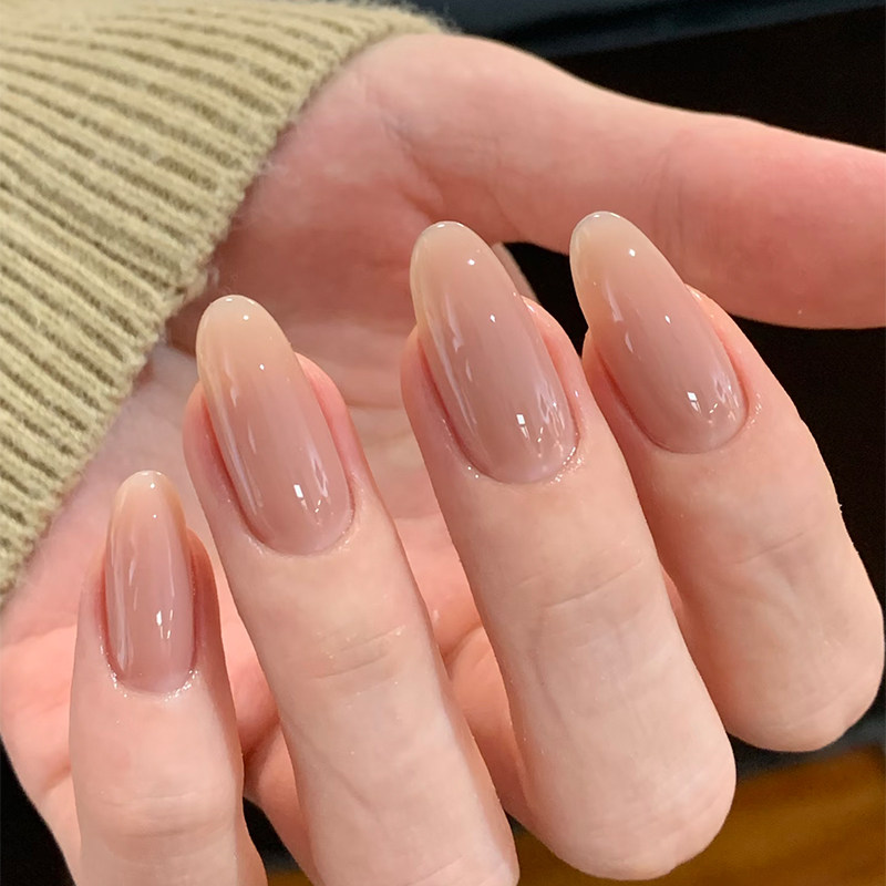 手工裸色美甲穿戴甲中长款2025新款高级感秋冬爆款显白杏仁甲新娘,彩妆/香水/美妆工具,穿戴甲/甲片,淘宝优惠券,粉丝福利购,淘宝优惠卷