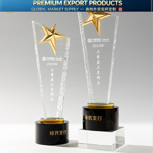 Premium Trophy金属星星奖杯梦想之星明日之星团队之星五角星奖杯