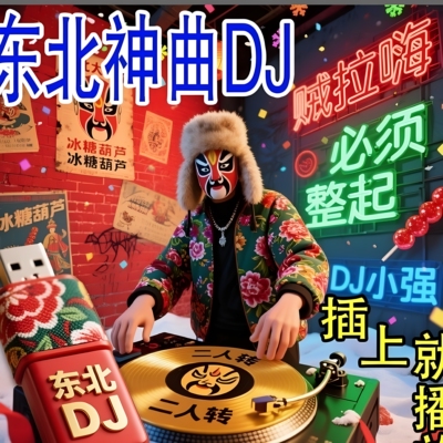 精选黑吉辽DJ歌曲东北DJ神曲中老年情歌热歌收音机音箱专用U盘mp3