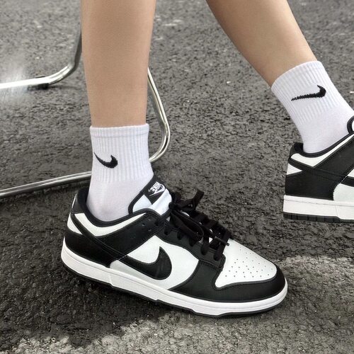 耐克Nike Dunk黑白熊猫低帮耐磨运动板鞋DD1391-100