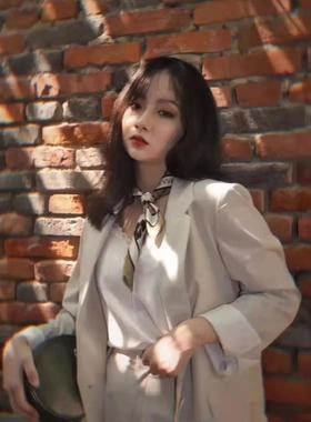 2020秋季正装女士外套A1BA93210一粒扣斯文西装女A1BA9321083